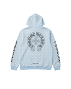 Blue zip-up hoodie - Chrome Hearts