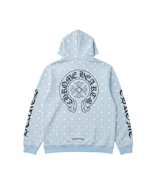 Blue zip-up hoodie - Chrome Hearts