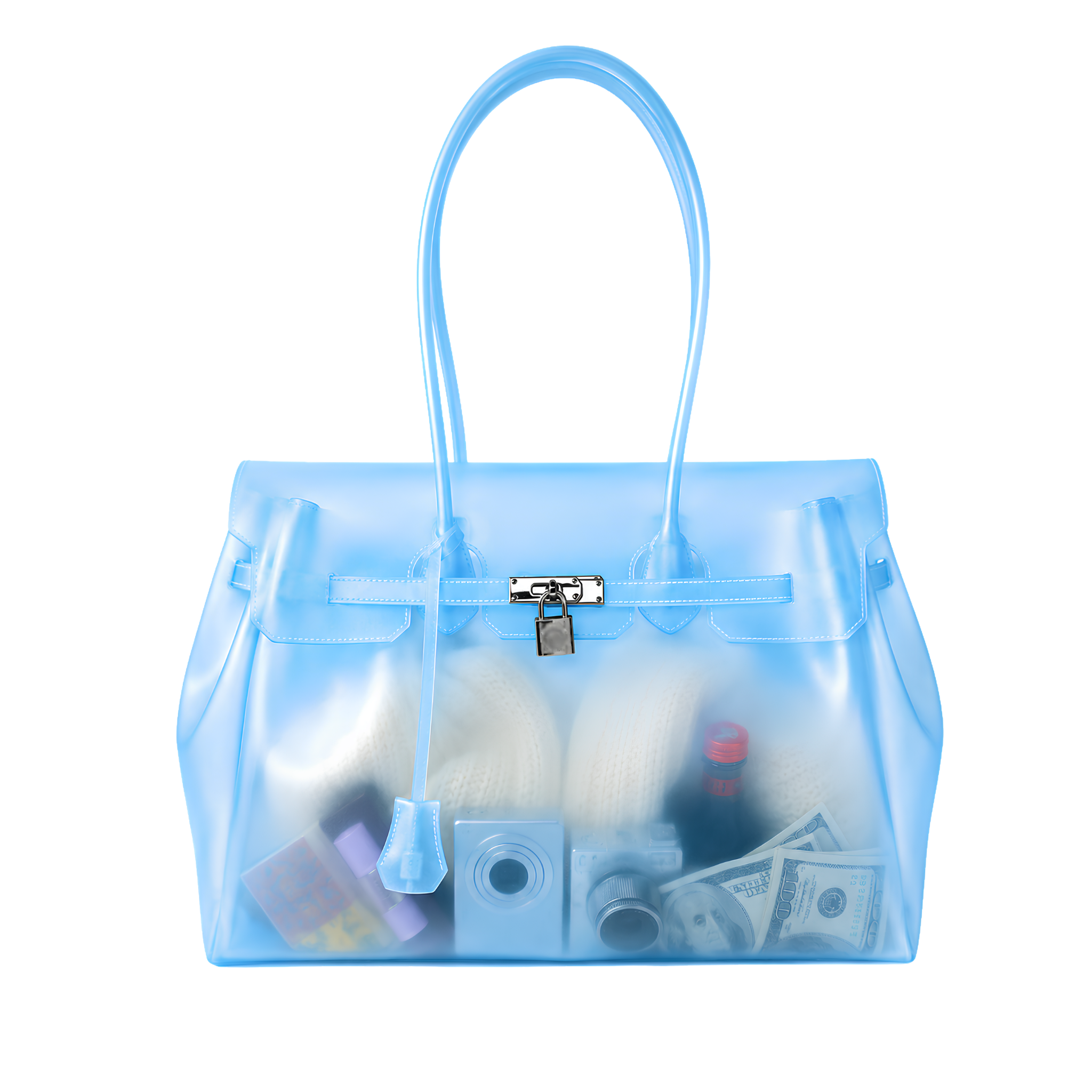 Ice Blue Jelly Bag