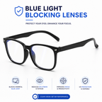 BlueGuard Glasses- Black