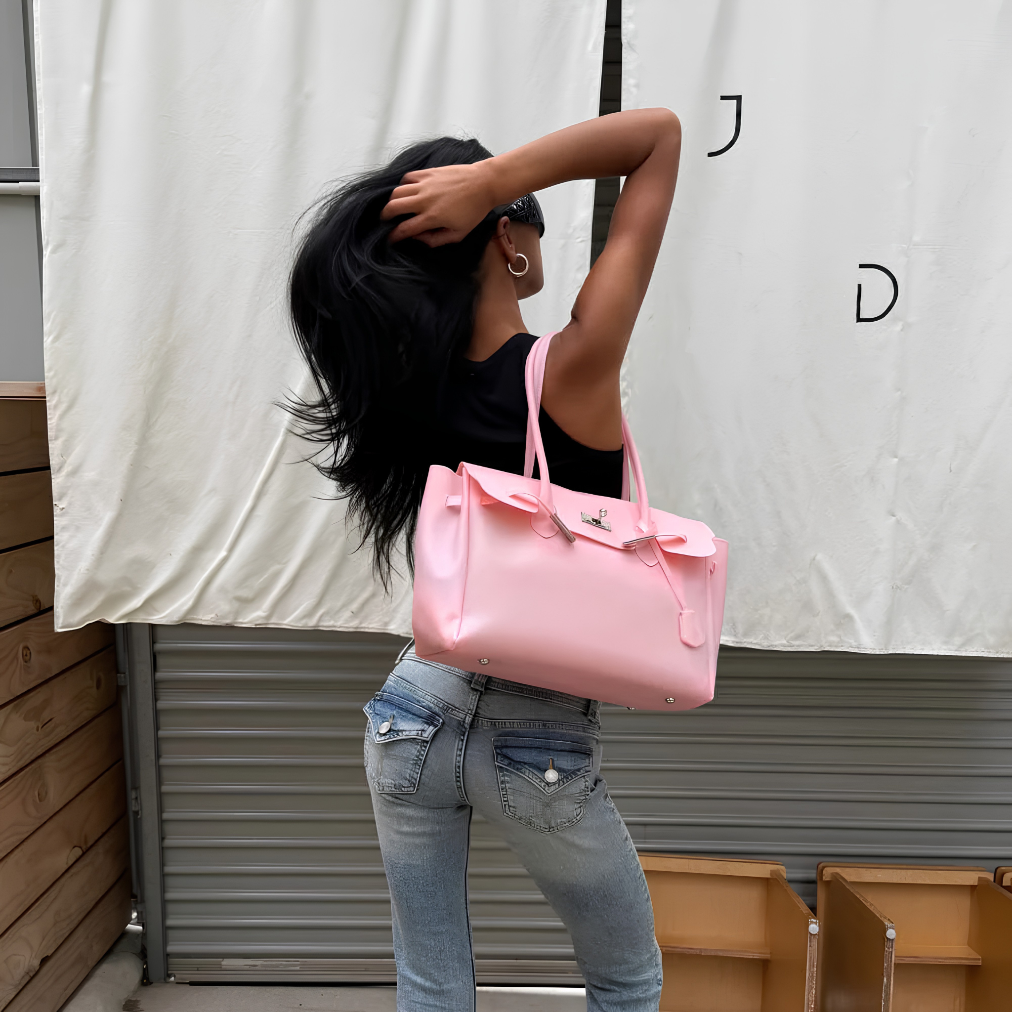 Sugar Pink Jelly Bag