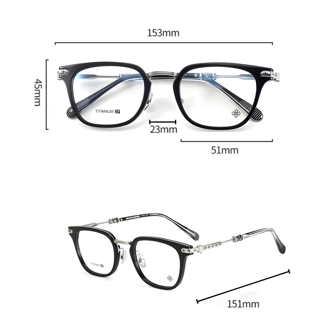 Titanium Chrome Glasses