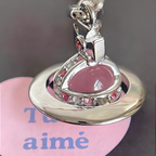 Vivienne Westwood Pink Orb Necklace