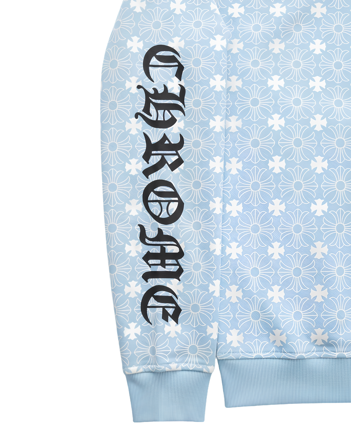 Blue zip-up hoodie - Chrome Hearts