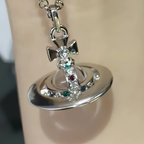 Vivienne Westwood Clear Orb Necklace
