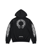 Black zip-up hoodie - Chrome Hearts
