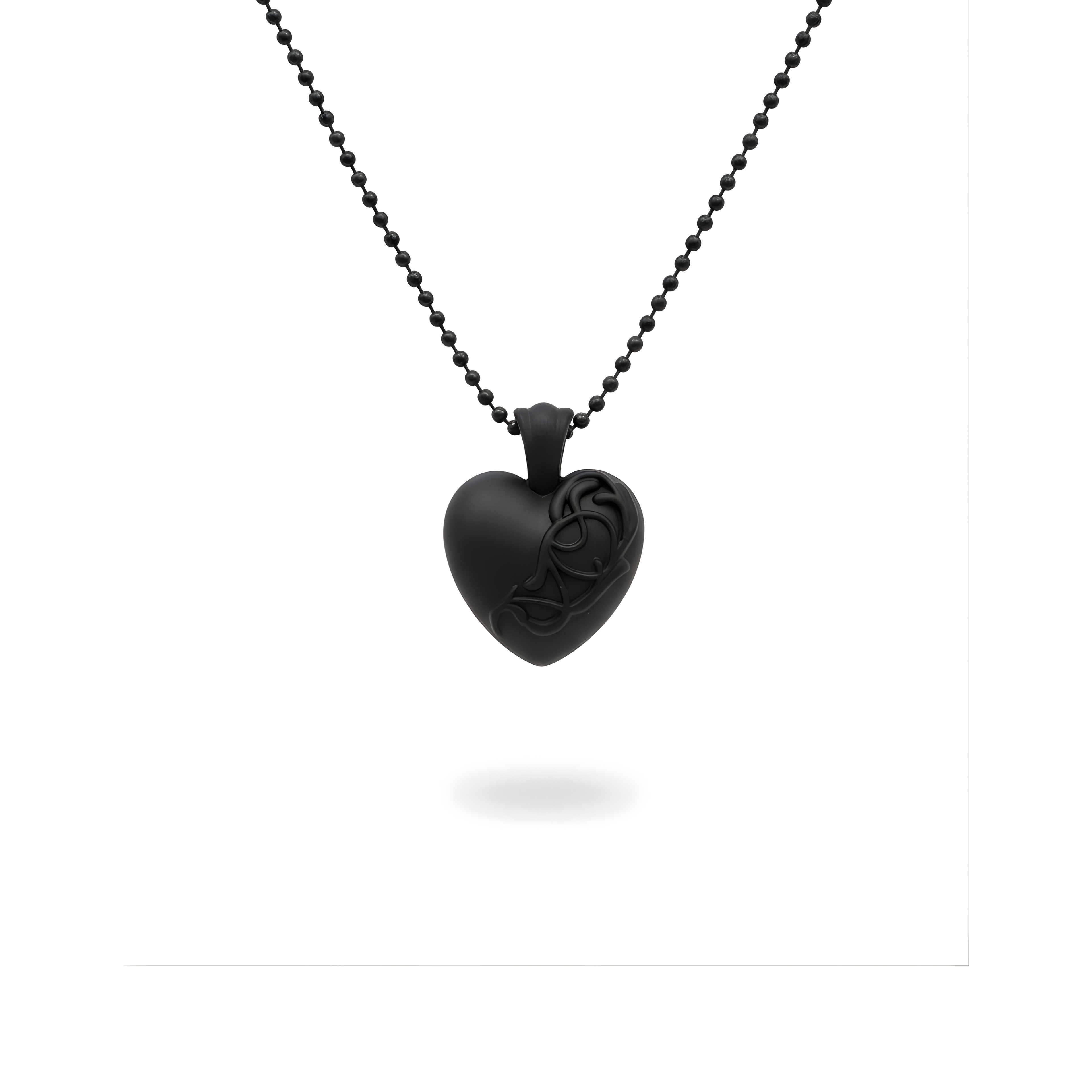 Chrome Hearts Resin Heart Necklaces