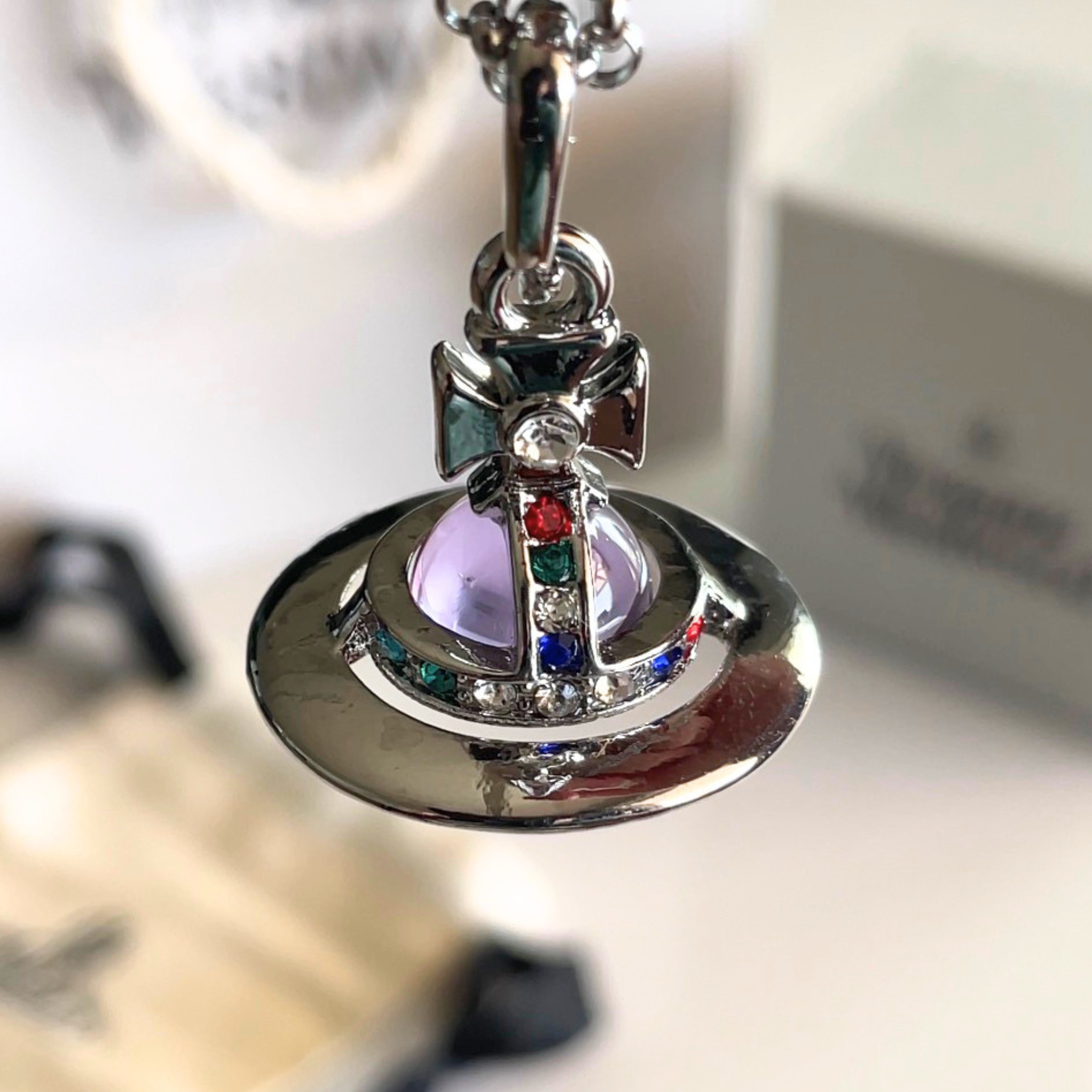 Orb Necklace – Purple