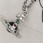 Vivienne Westwood Black Orb Necklace