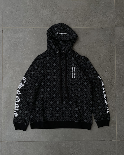 Black Designer Hoodie - Chrome Hearts