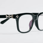 Chrome Heart Glasses – Black & Silver Edition