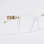 Chrome Heart Glasses – Clear & Gold Edition