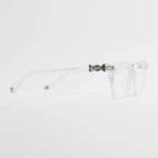 Chrome Heart Glasses – Clear & Silver Edition