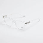 Chrome Heart Glasses – Clear & Silver Edition