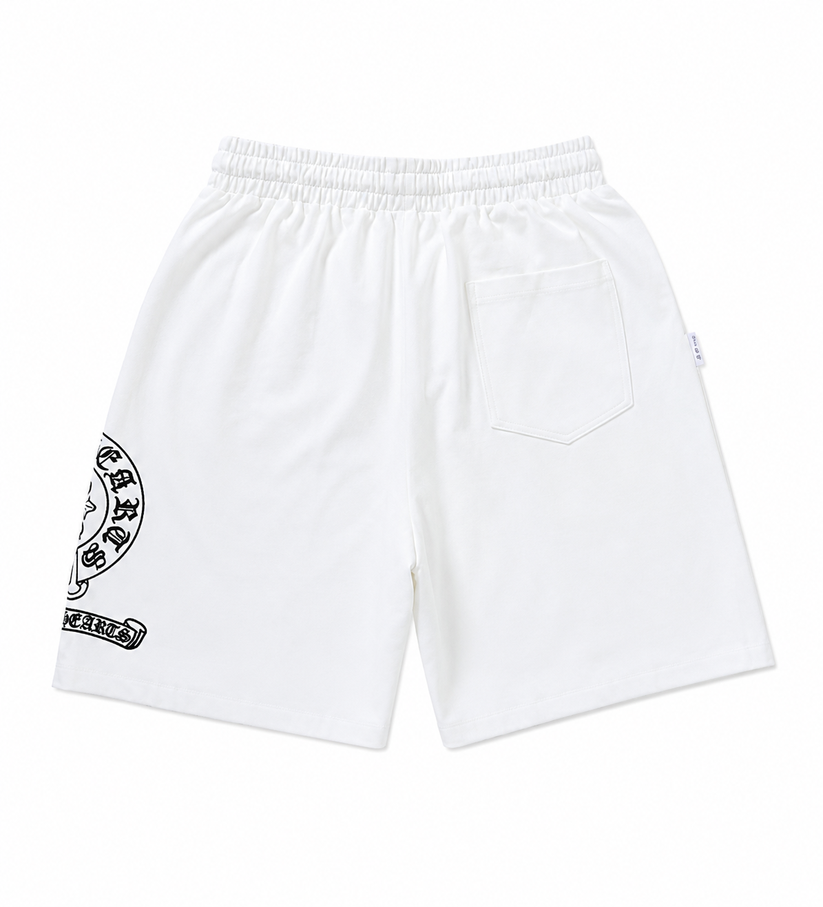 Black/Creamy White shorts - Chrome Hearts